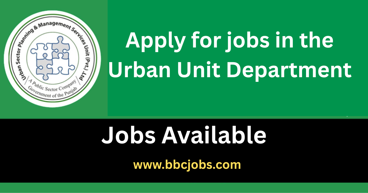 The Urban Unit Latest Jobs 2025