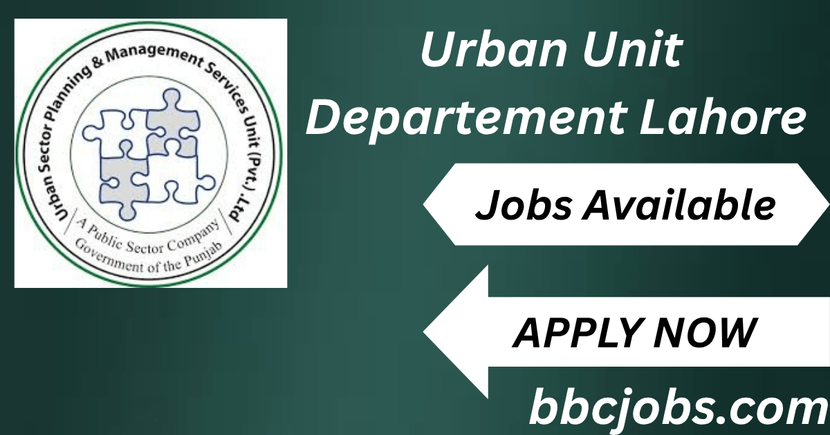 Urban Unit Lahore Job